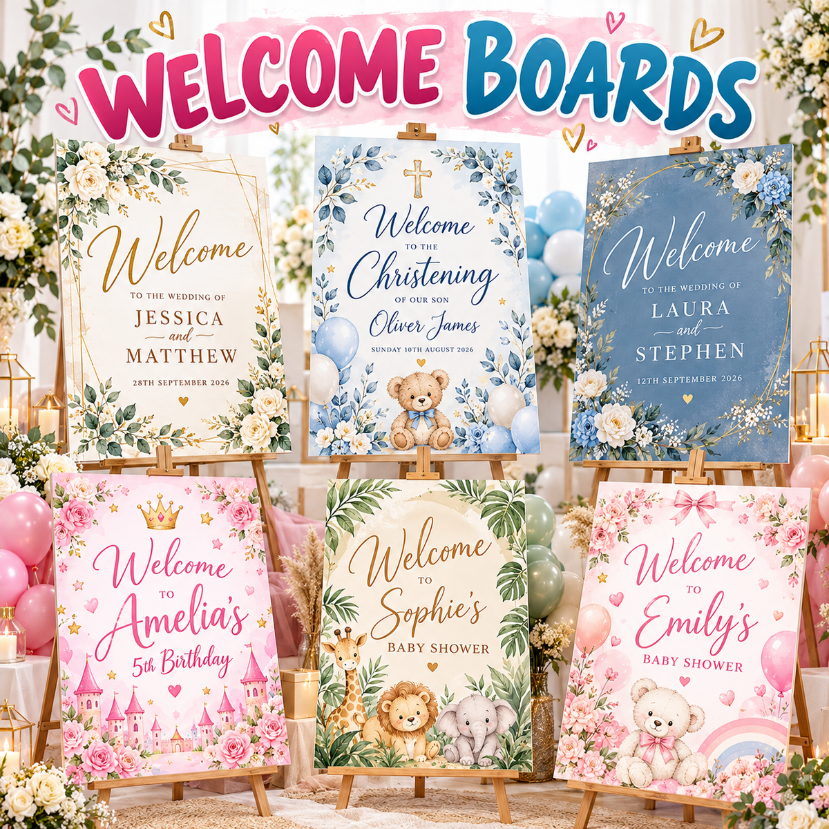 Welcome Boards
