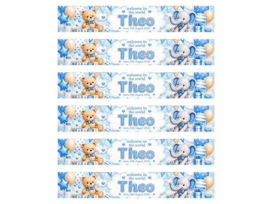 It's a Boy! New Baby Strip Banners