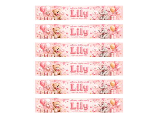 It's a Girl! New Baby Strip Banners