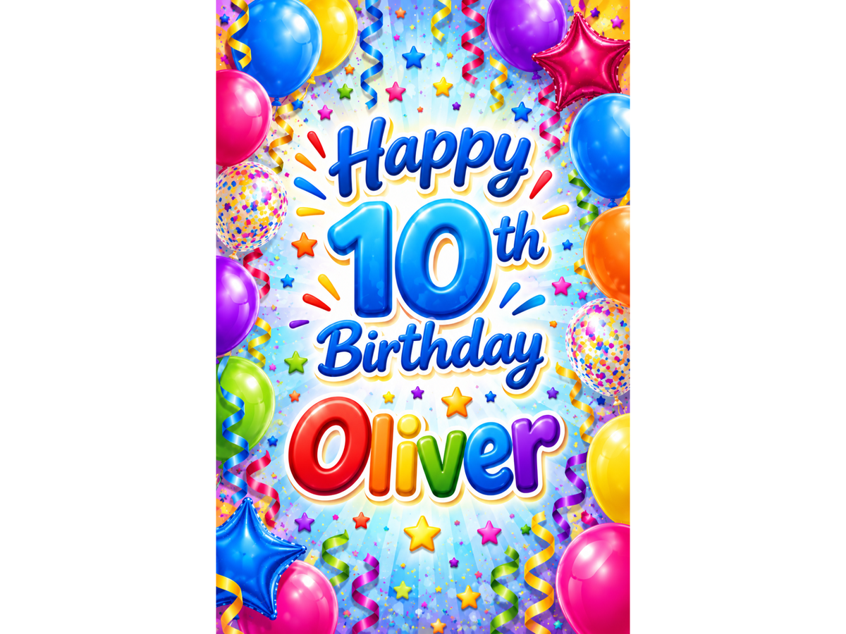 Bright Party Poster