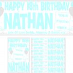 Baby Blue & Silver Birthday Package